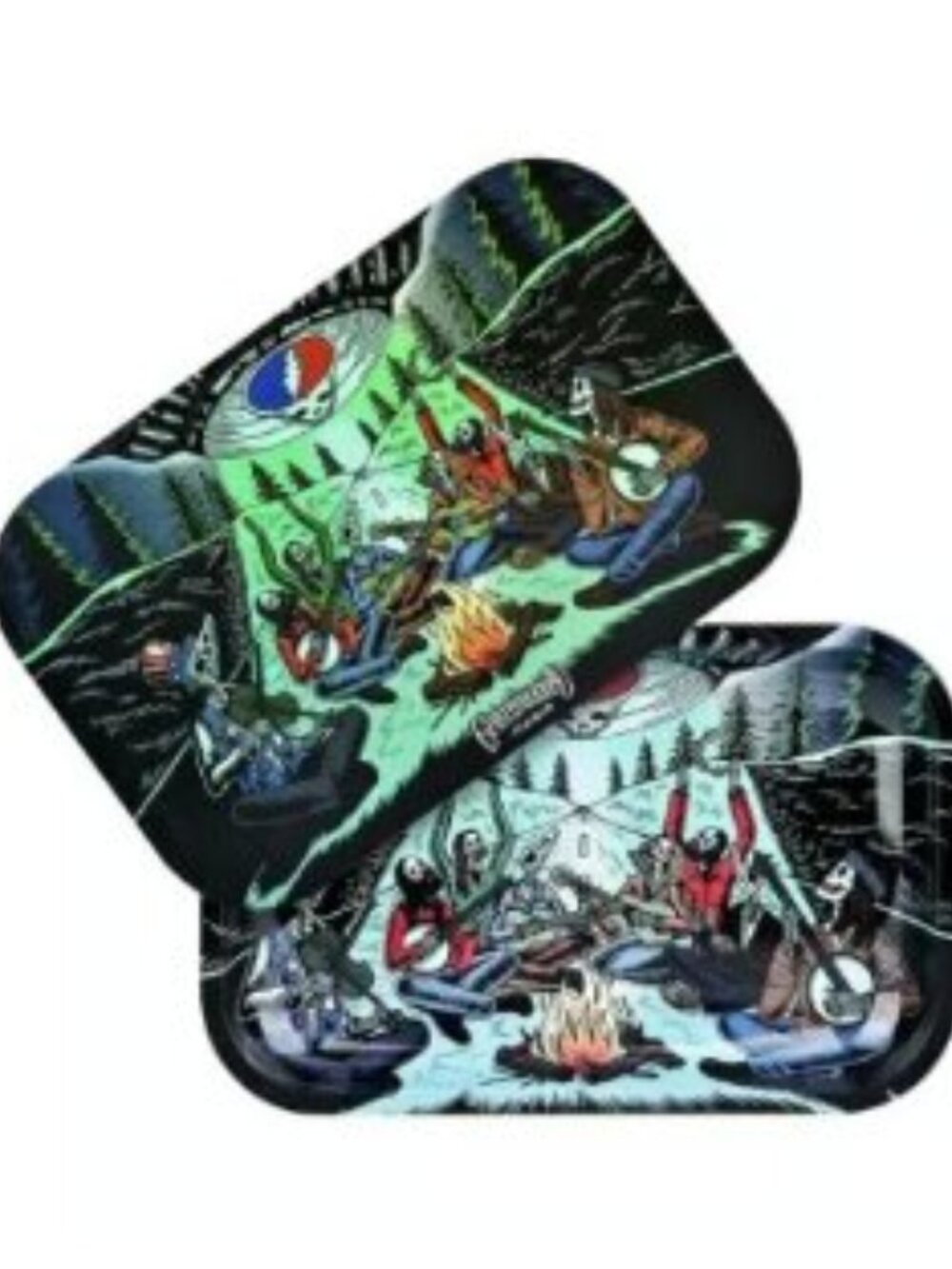 Grateful Dead UFO Jam Rolling Tray ~ w/Magnetic Lid ~ 11" x 7" ~ Brand New!